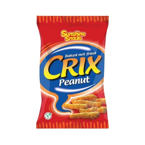 Crix Snacks - 3 Flavor Variety Pack (Peanut, 45g x 48 Bags) | Crunchy Snacks for Parties, Office & Travel | Bulk Wholesale with Worldwide Shipping