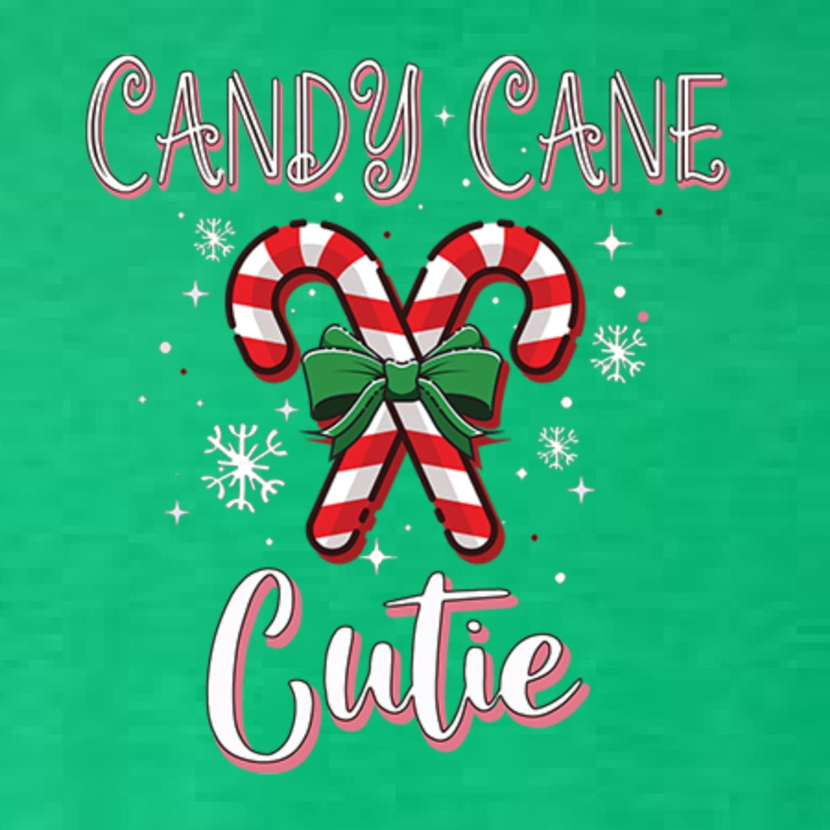 Candy Cane Christmas Racerback Tank Top for Women - Soft Tri-Blend Fabric - Holiday Party & Gift Exchange Outfit
