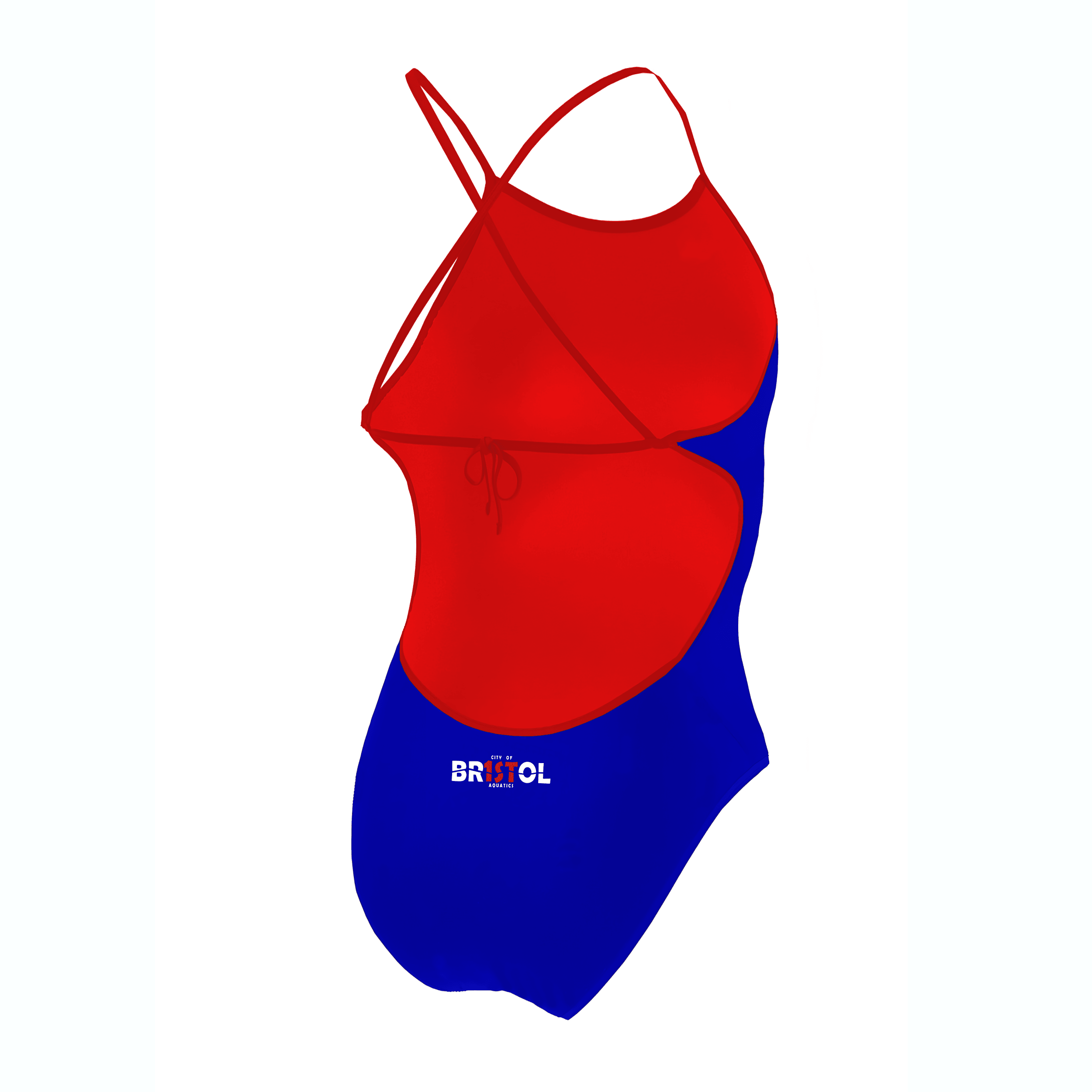 Stylish City of Bristol Tie Back Swimsuit - Sexy One Piece Bathing Suit for Women | Perfect for Beach Vacations & Pool Parties