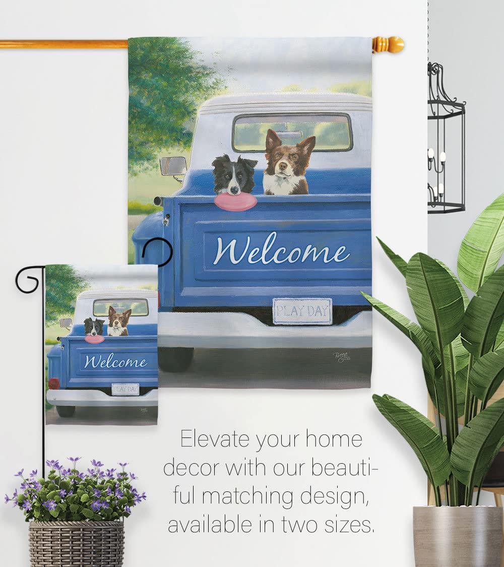 Play Day with Buddy Pet Garden Flag - 13x18.5