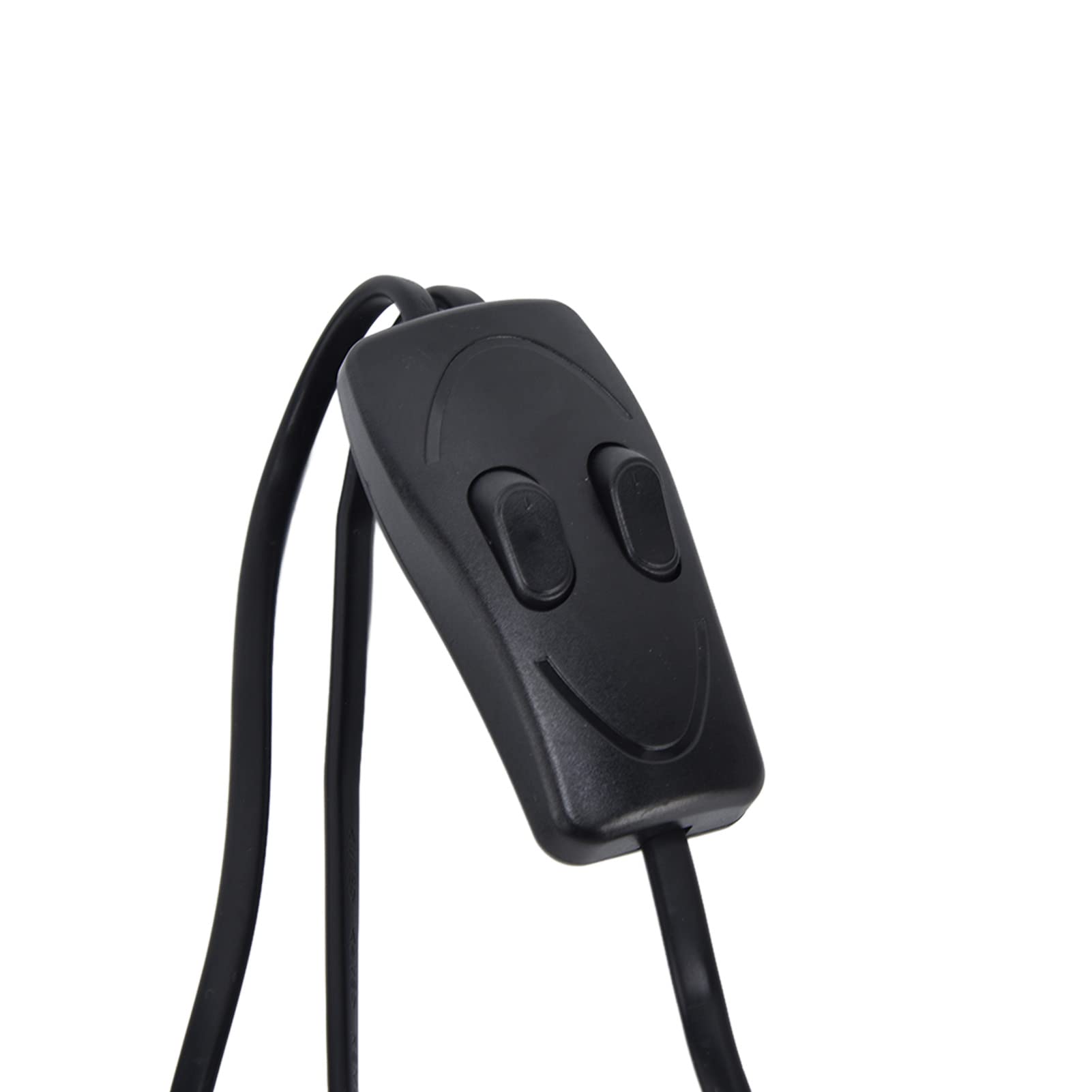 Double Headed LED Desk Lamp Holder with 360° Flexible Rotation - E27/E26 Bulb Adapter, Black - 100-240V Office Desk Clip Clamp Light for Home, Study & Workspace
