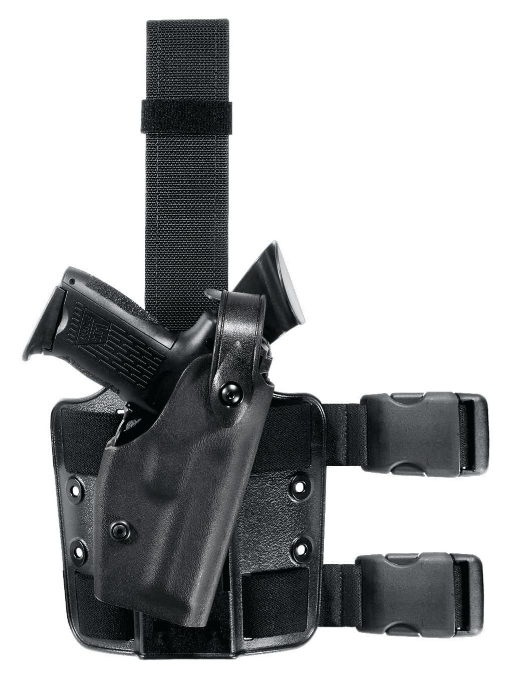 Safariland 6004 Black Tactical Holster for Glock 19, 23, 25, 32 with Streamlight M3 Mount & SLS Hood - Perfect for Law Enforcement, Military, and Concealed Carry