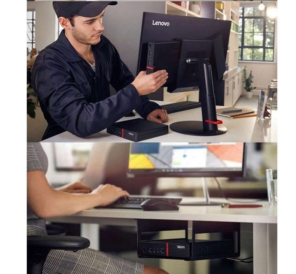 Lenovo ThinkCentre M710q Tiny Desktop PC - Intel Core i5-6500T Processor (Up to 3.1GHz), 32GB RAM, 512GB NVMe SSD, Wi-Fi 6E (AX210), Bluetooth, HDMI, Wireless Keyboard & Mouse, Windows 10 Pro (Renewed) - Perfect for Home Office, Business, and Compact Workspace Solutions