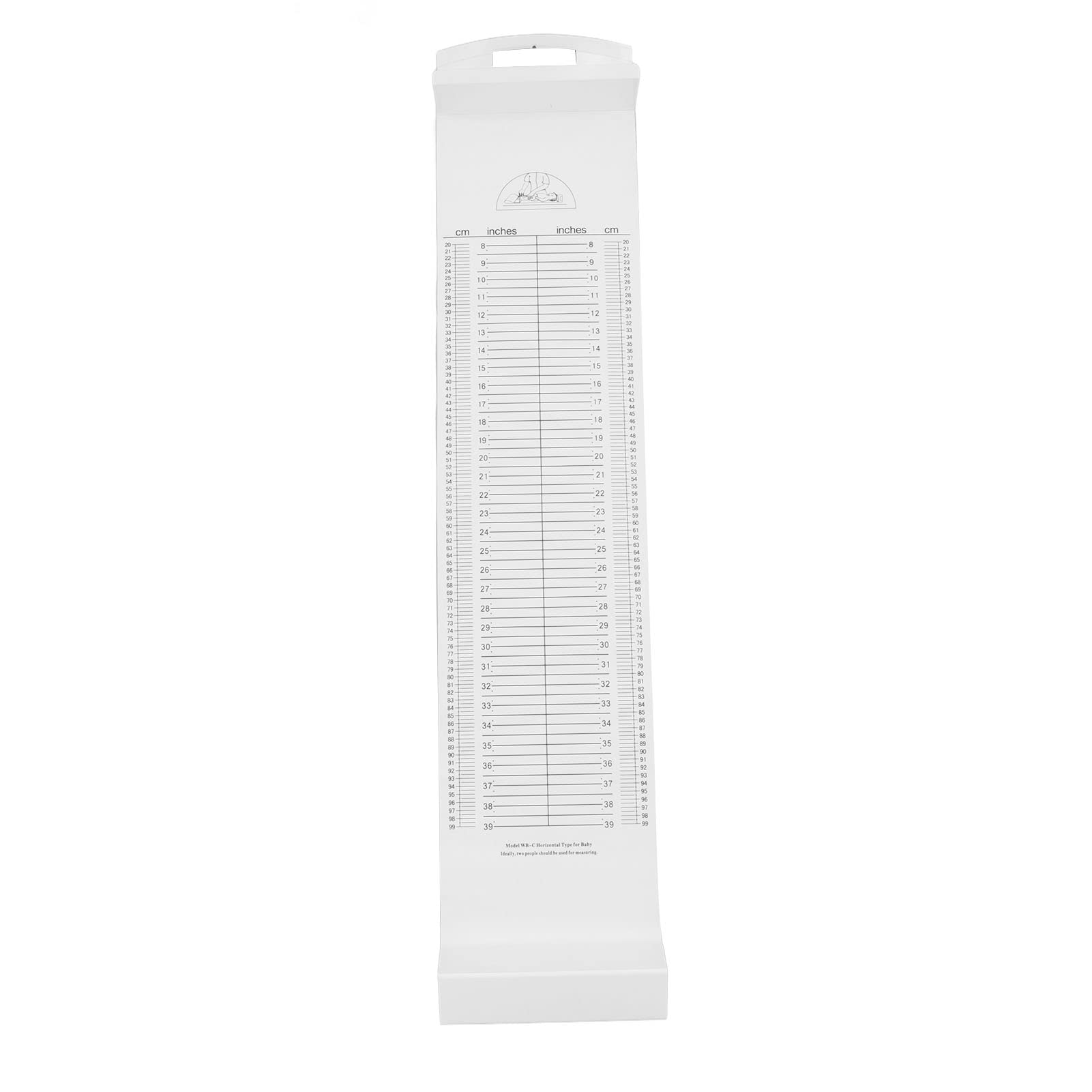 **Baby Growth Measuring Mat - Washable & Collapsible Infant Height Ruler for Nursery, Home - Perfect for Tracking Toddler Development (0-24 Months) - Ideal for Pediatric Checkups & Milestone Photos**