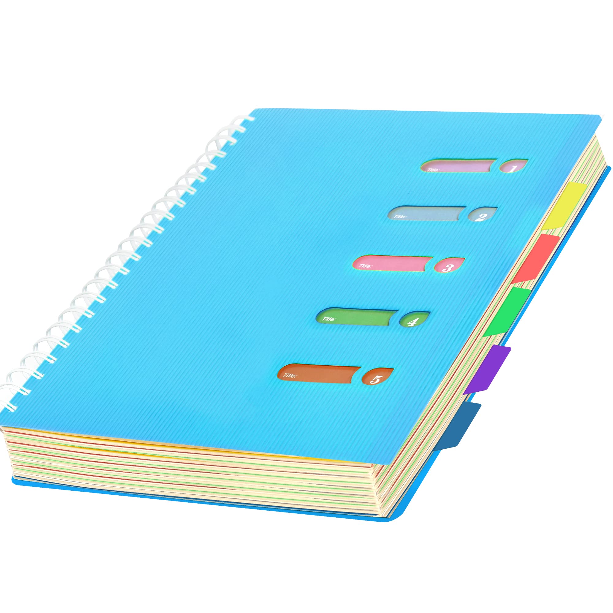 5 Subject Spiral Notebook 8.5