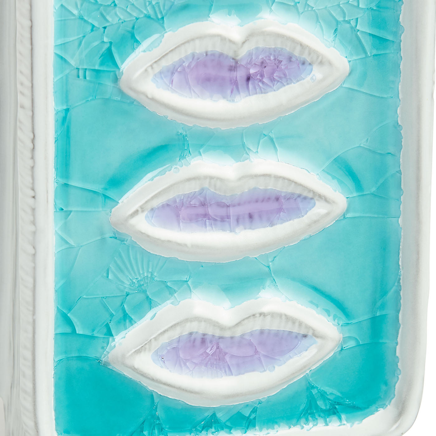 Glass Menagerie Lips Vase - Unique Decorative Lip-Shaped Flower Vase for Home & Office Decor - Perfect for Floral Arrangements, Wedding Centerpieces, and Gift Giving
