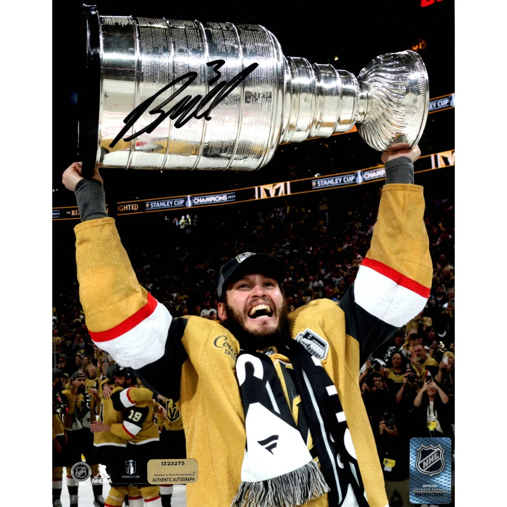 Brayden McNabb Autographed 8x10 Photo - Vegas Golden Knights Stanley Cup Signed Memorabilia with IGM COA | Perfect for Hockey Fans, Sports Collectors, and Man Cave Decor