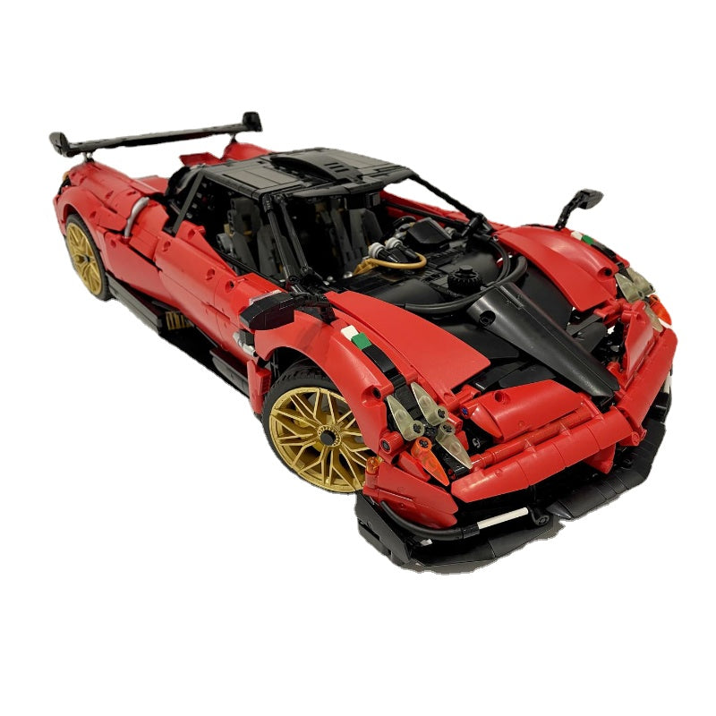 4706PCS MOC Pagani Huayra BC Building Blocks Set - 1:8 Scale Supercar Model Kit for Adults, Collectors & Car Enthusiasts | Perfect for Home Display, Office Decor & Gift Giving