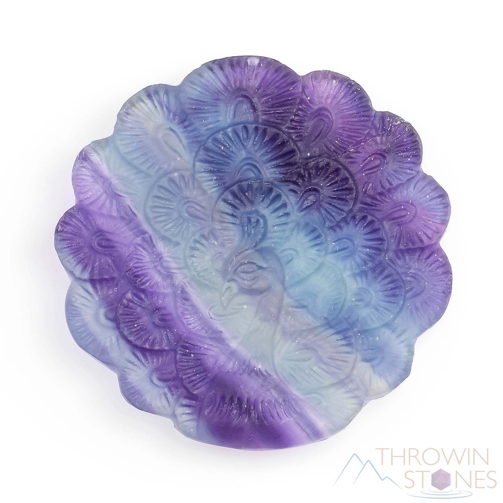 Rainbow Fluorite Crystal Pendant Necklace - Peacock Carved Healing Stone, Handmade Spiritual Jewelry for Energy Balancing & Chakra Healing | Perfect for Meditation, Yoga & Gift Giving