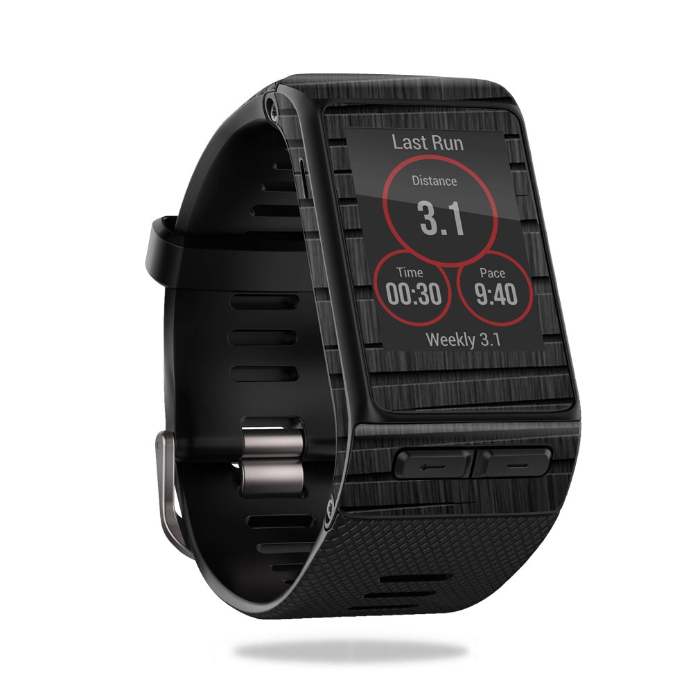 MightySkins Vinyl Decal Wrap Cover Compatible with Garmin Vivoactive HR - Carved Wood Design | Protective & Durable Skin for Smartwatches | Easy to Apply & Remove | Made in USA | Perfect for Gym, Outdoor Sports & Daily Wear