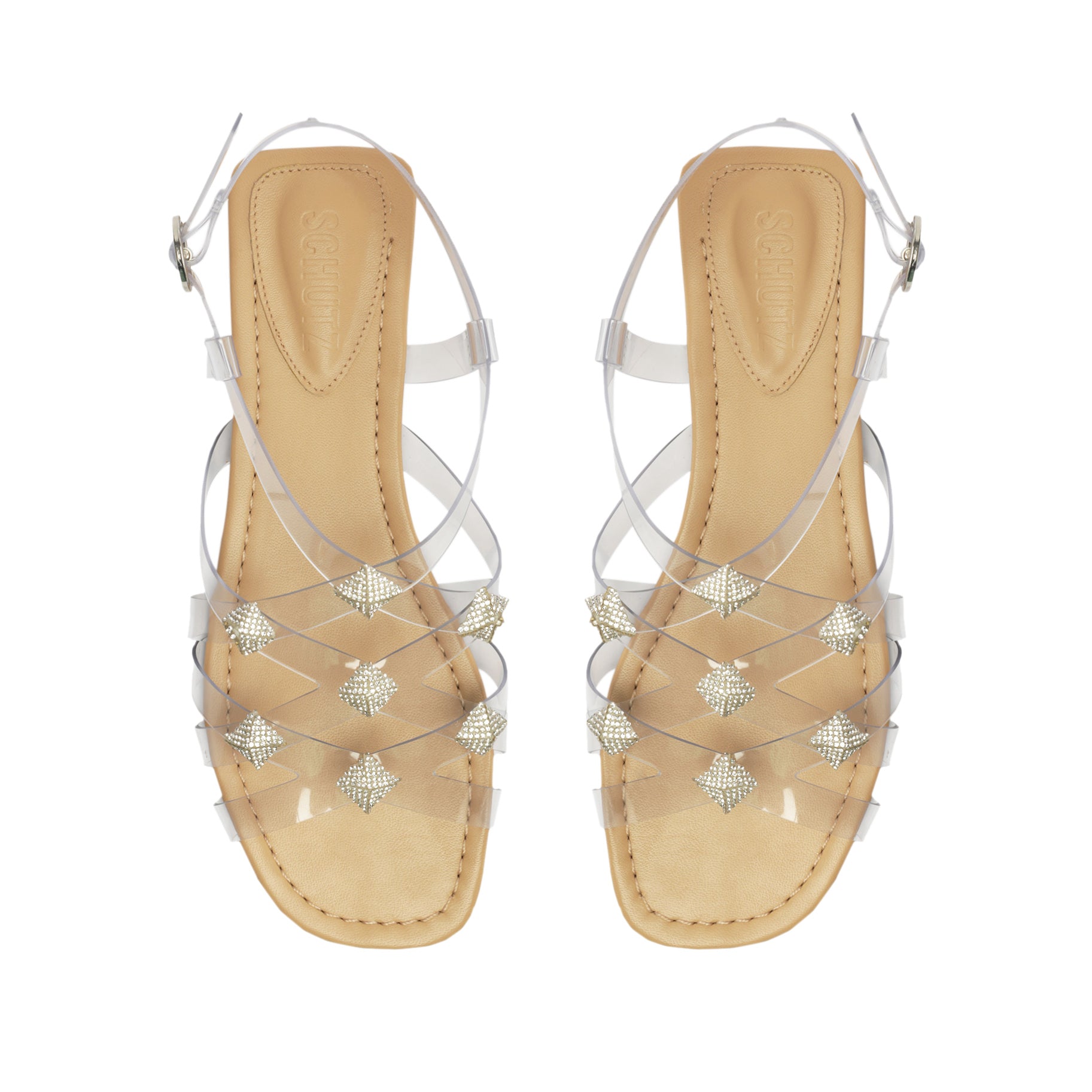 Georgia Vinyl Sandal U23 - Comfortable Flat Heel Women's Sandals for Summer Beach Walking, Casual Outings and Vacation Wear