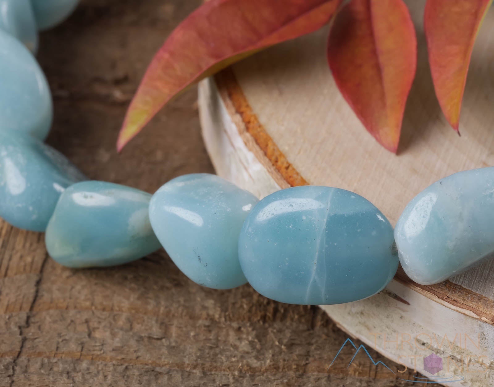 Amazonite Crystal Bracelet - Handmade Healing Stone Beaded Jewelry with Tumbled Beads | Spiritual Healing, Chakra Balancing & Positive Energy Jewelry for Women