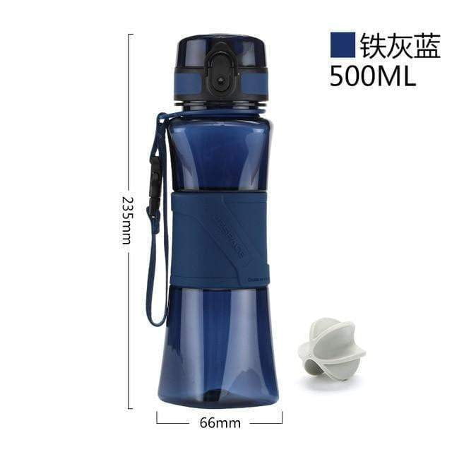 UZSPACE 350ml/500ml BPA-Free Tritan Plastic Sports Water Bottle - Leakproof Shaker for Gym, Running, Hiking & Outdoor Activities | Camping & Travel Drinkware