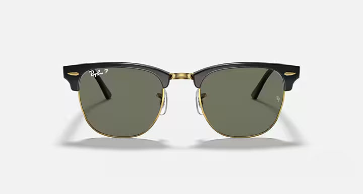 Ray Ban Clubmaster Sunglasses - Classic Black Frame with UV Protection - Perfect for Outdoor Activities, Driving & Fashion