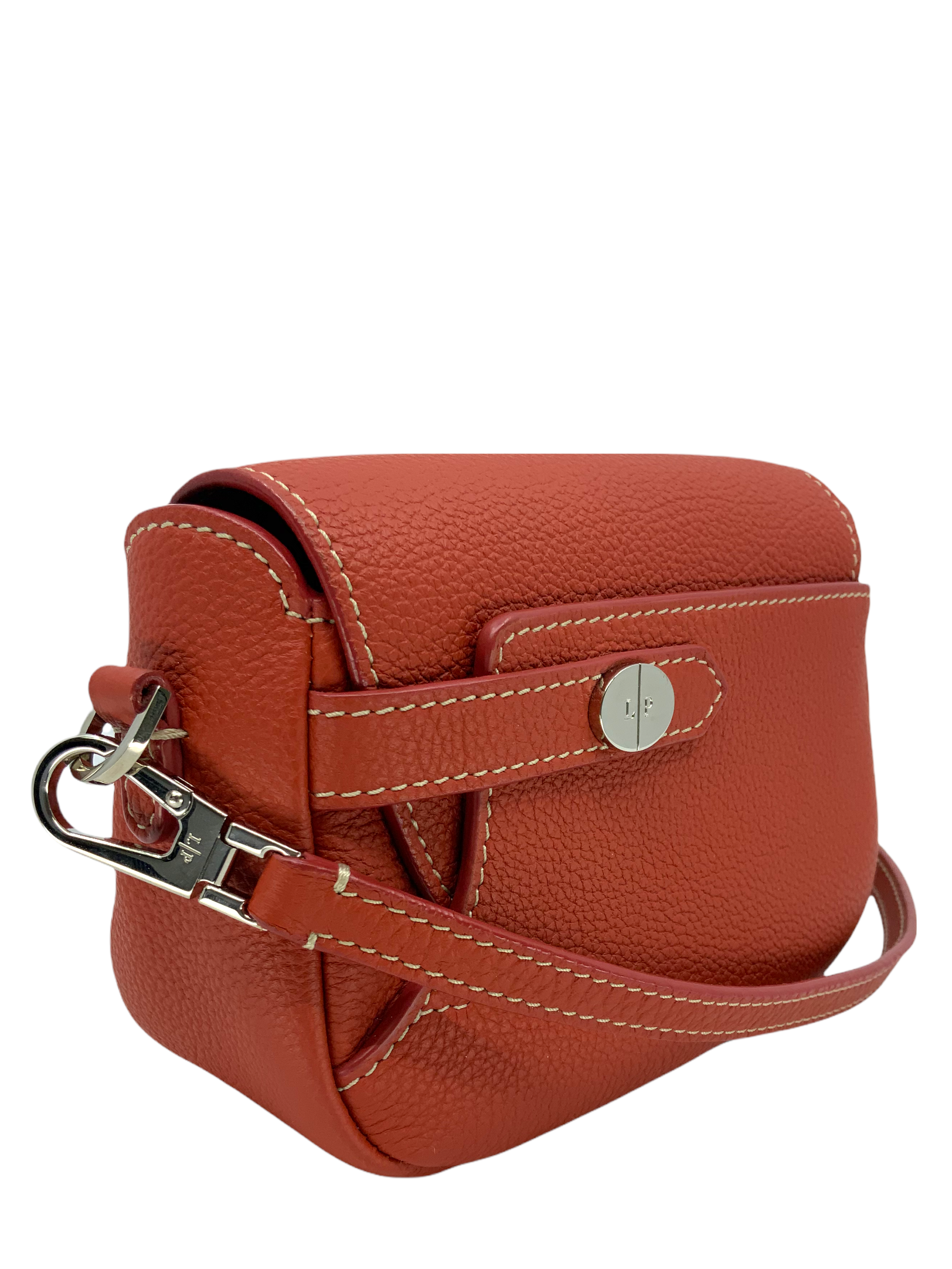 Loro Piana Mini Lune Odessa Leather Crossbody Bag for Women - Luxury Italian Leather Purse for Everyday Use, Travel & Special Occasions
