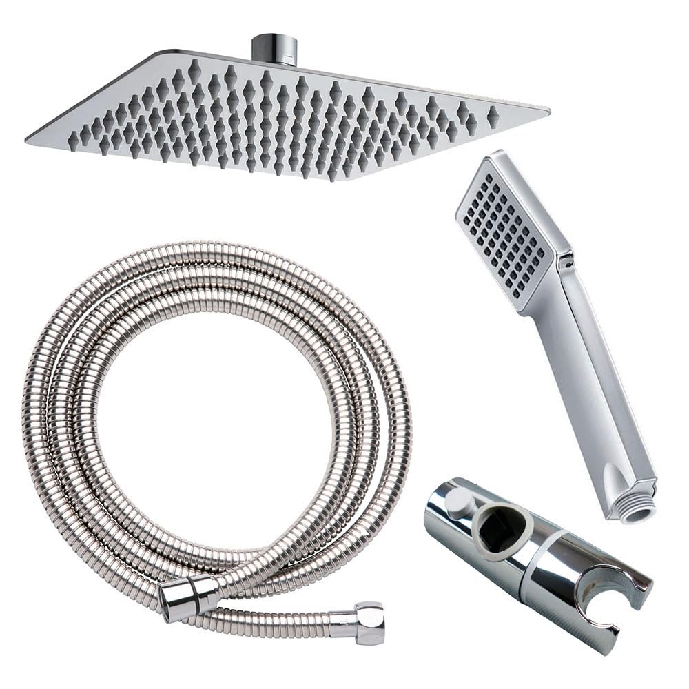 Oxen Vera - Extra Long Column Shower Mixer Faucet with Thermostatic Control - Perfect for Modern Bathroom & Spa Shower Installations
