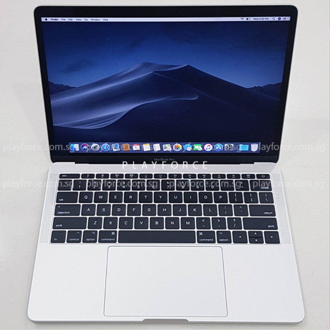 Apple MacBook Pro 13-inch (2017) - 256GB SSD, Silver Laptop for Business & Creative Professionals - Perfect for Graphic Design, Video Editing & Remote Work