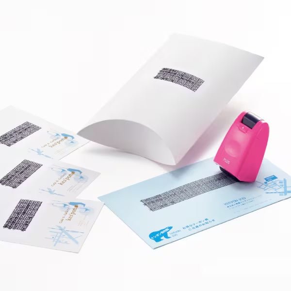 26mm Roller Keshipon Privacy Stamp - Self Inking Address Blocker for Confidential Documents, Mail, and Envelopes - Ideal for Home, Office & Personal Security
