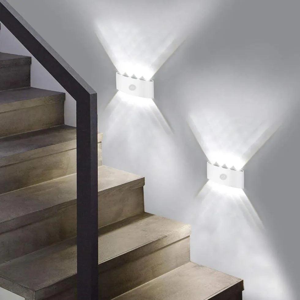 Motion Sensor LED Outdoor Wall Lights - Waterproof Up and Down Lighting for Porch, Garden, Pathway | Energy-Efficient Security Light for Home & Commercial Use