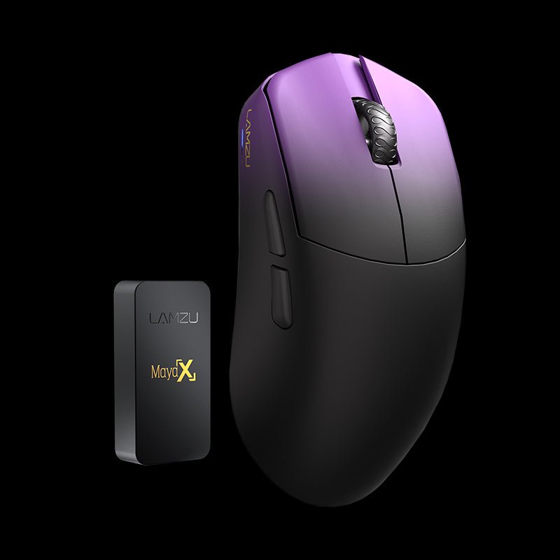 Lamzu Maya X Wireless Gaming Mouse - Lightweight, Ergonomic Design for PC & Mac - Perfect for FPS, MOBA, and Esports Gaming