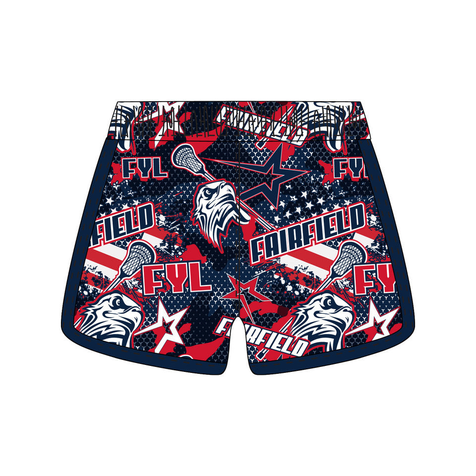 Girls & Women's Fairfield Youth Lacrosse Shorts - 2 Color Options - Perfect for Lacrosse Practice & Games