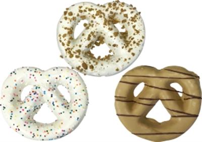 Molasses Pawfect Pretzels - Hand Decorated, Wheat-Free, Corn-Free, Soy-Free Gourmet Dog Treats for Training, Rewards & Special Occasions