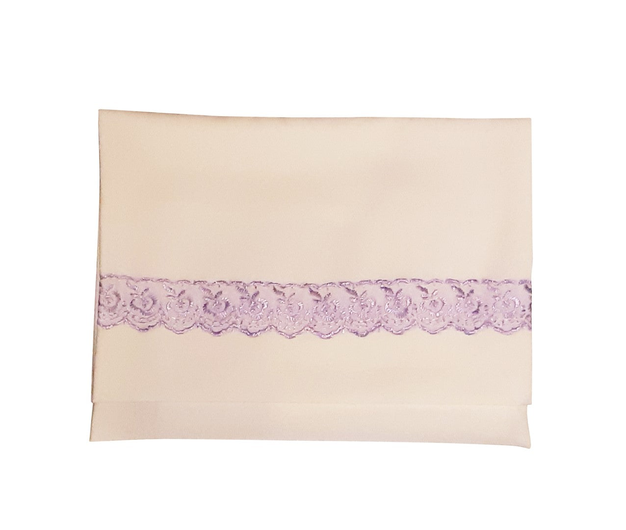 Lilac Lace Embroidered Tallit Prayer Shawl for Girls & Women - Elegant Tzitzit Jewish Tallis for Bat Mitzvah, Synagogue & Religious Ceremonies