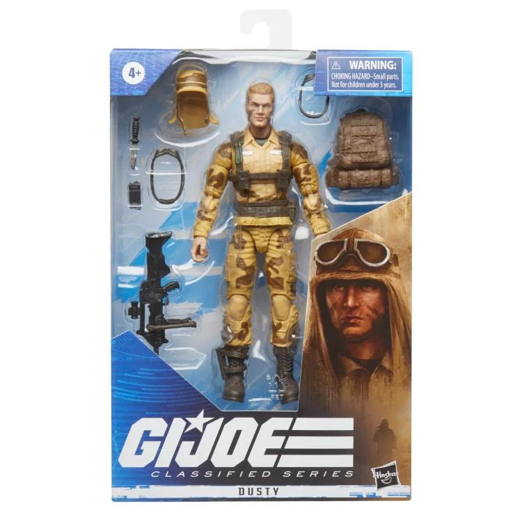G.I. Joe Classified Series Dusty Action Figure - 6-Inch Collectible Military Toy with Accessories for Display & Play | Perfect for Collectors & Fans