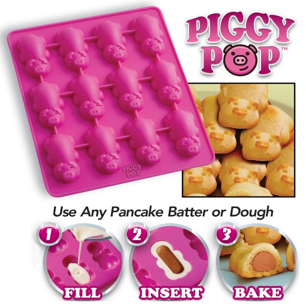 Piggy Pop - Fun & Interactive Bubble Blowing Toy for Kids | Outdoor Play, Birthday Gifts, Party Favors | Perfect for Backyard Games, Park Adventures & Family Bonding Time