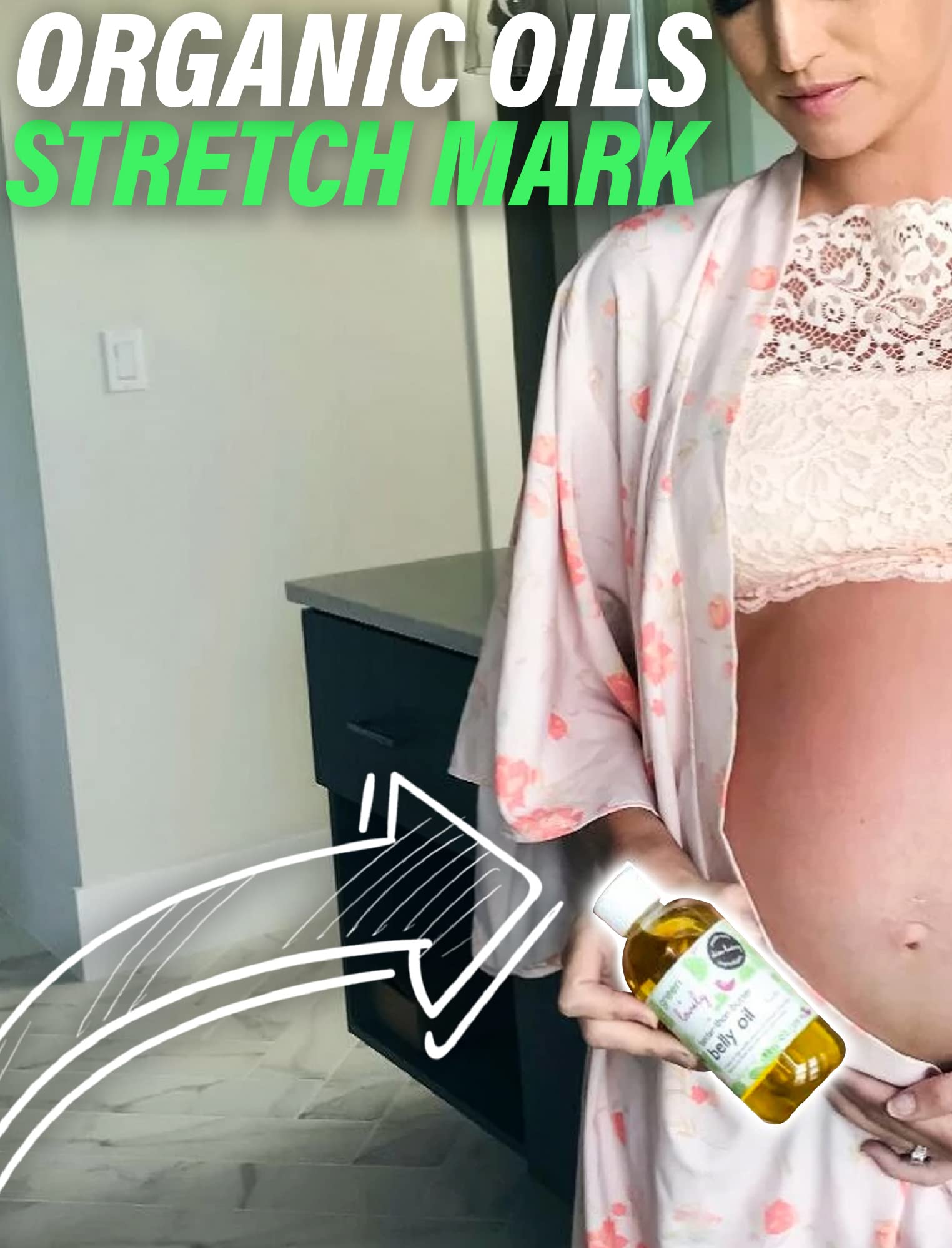 Better Than Butter Belly Oil - Pregnancy Stretch Mark Prevention Cream with Enhanced Vitamin E, 9 Fl Oz Island Coconut Scent | Essential Must-Have for Expecting Moms | Perfect for Daily Moisturizing & Soothing Itchy Skin During Pregnancy