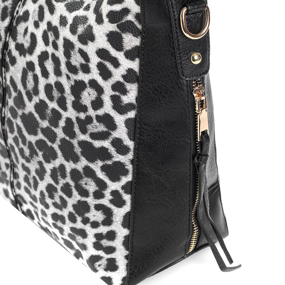 Leopard Print Crossbody Purse for Women - Stylish Animal Print Handbag for Everyday Use, Parties & Travel