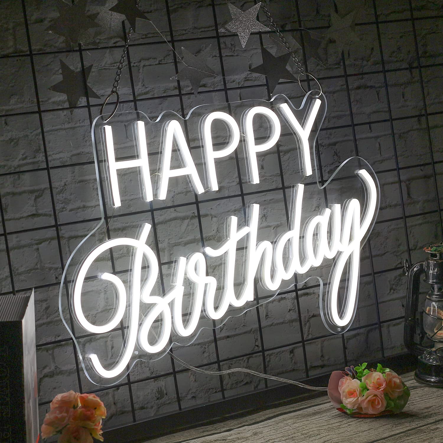 Custom Happy Birthday Neon Sign - 19.68