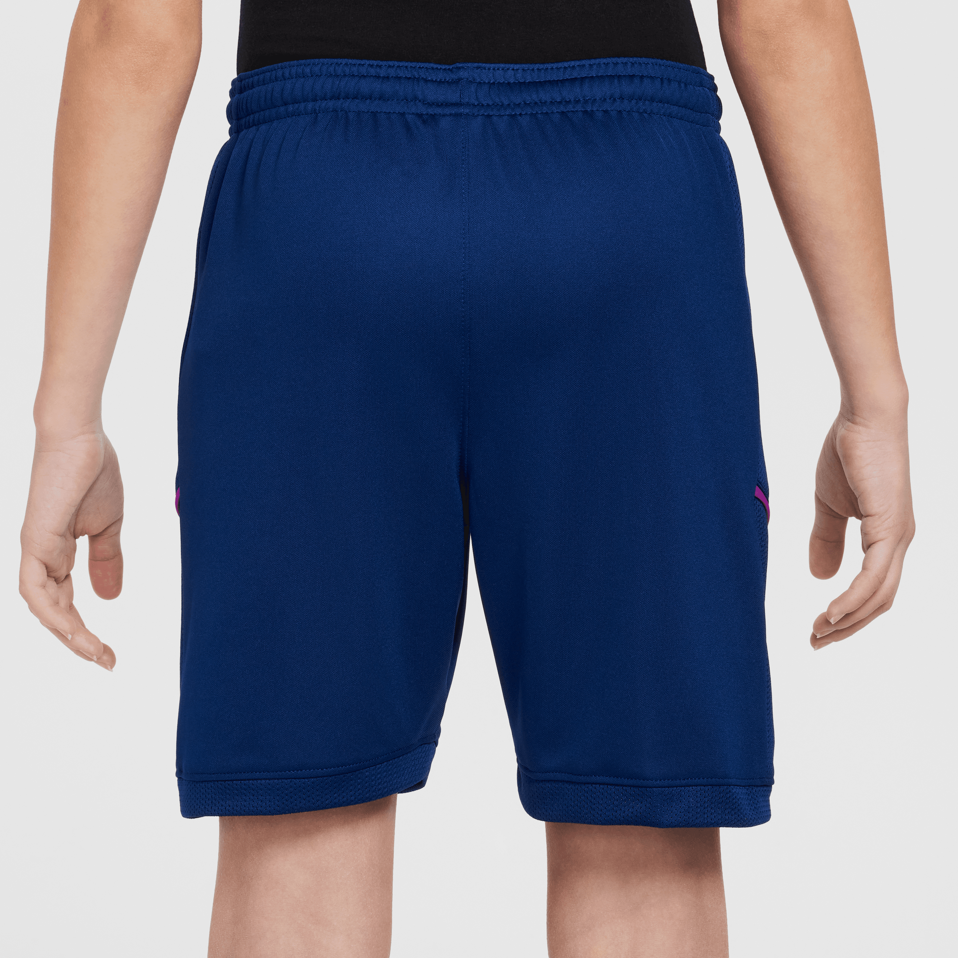 Nike Kylian Mbappé Youth Dri-FIT Academy25 Football Shorts - Blue Void/Metallic Gold - Moisture-Wicking Soccer Shorts for Kids - Perfect for Training, Matches & Outdoor Sports