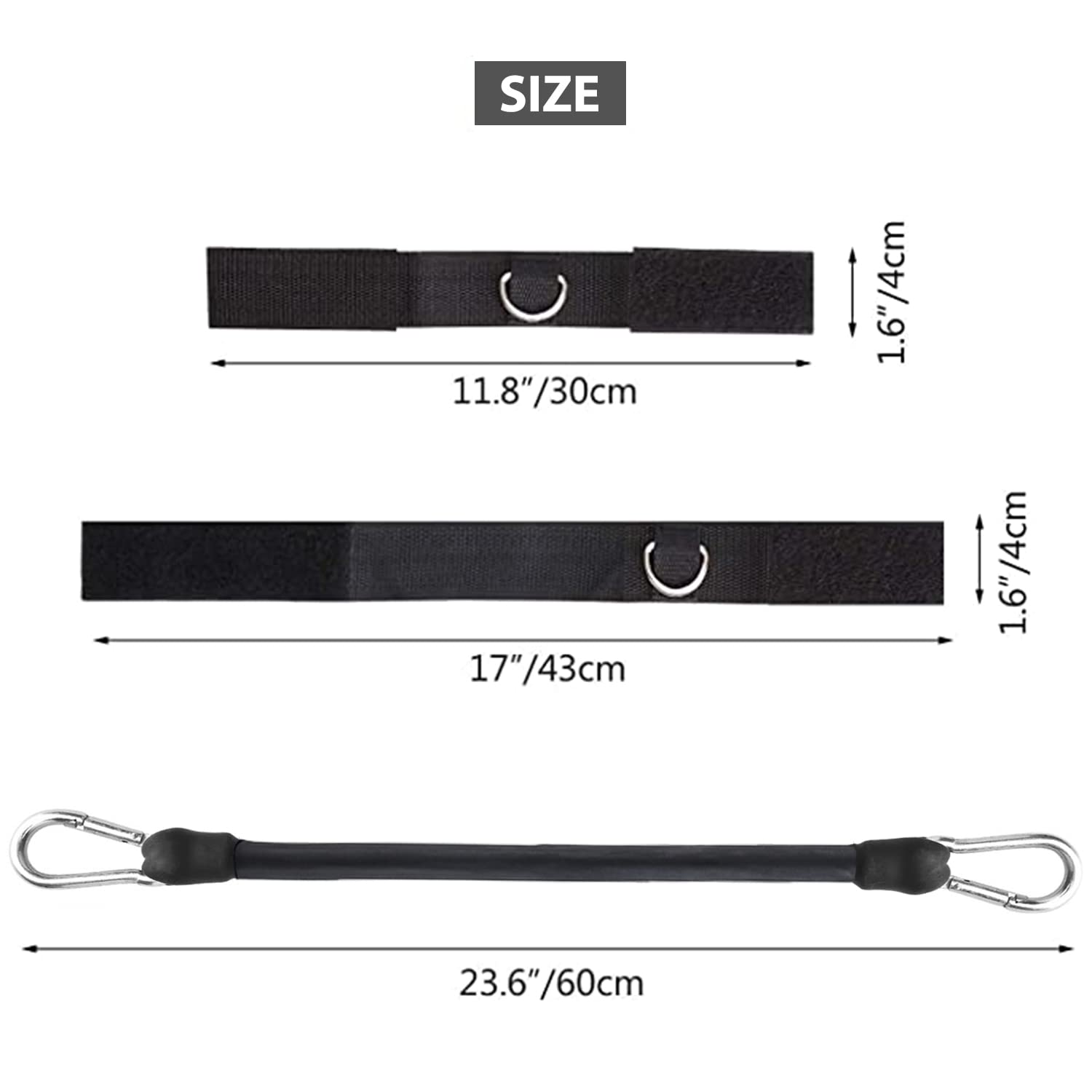 TOBWOLF Volleyball Training Resistance Band Set - Elastic Pull Rope for Jump & Agility Drills - Prevent Excessive Arm Movement - Perfect for Volleyball Practice, Strength Training & Home Workouts