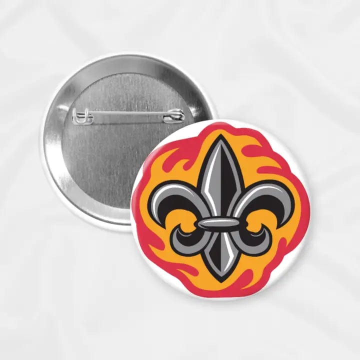 ULL Rajin' Cajun Gameday Button - Louisiana Ragin' Cajuns Fan Accessories for Football Games, Tailgating & College Sports Events - Perfect for Gameday Outfits, Spirit Wear & Fan Gear