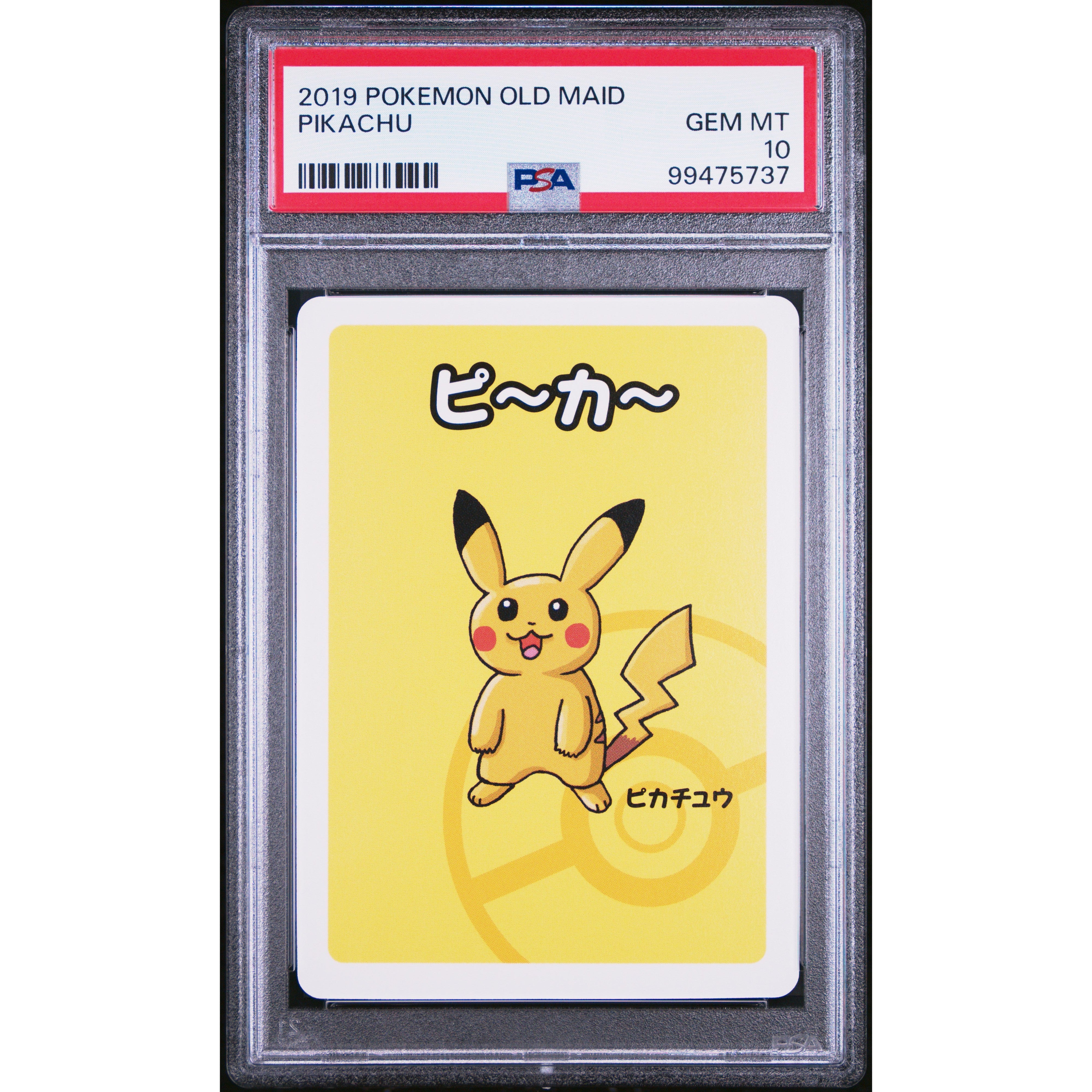 2020 Pokemon Japanese Old Maid Pikachu PSA 10 Graded Card - Perfect for Collectors, Gaming Tournaments & Pokemon Memorabilia Displays