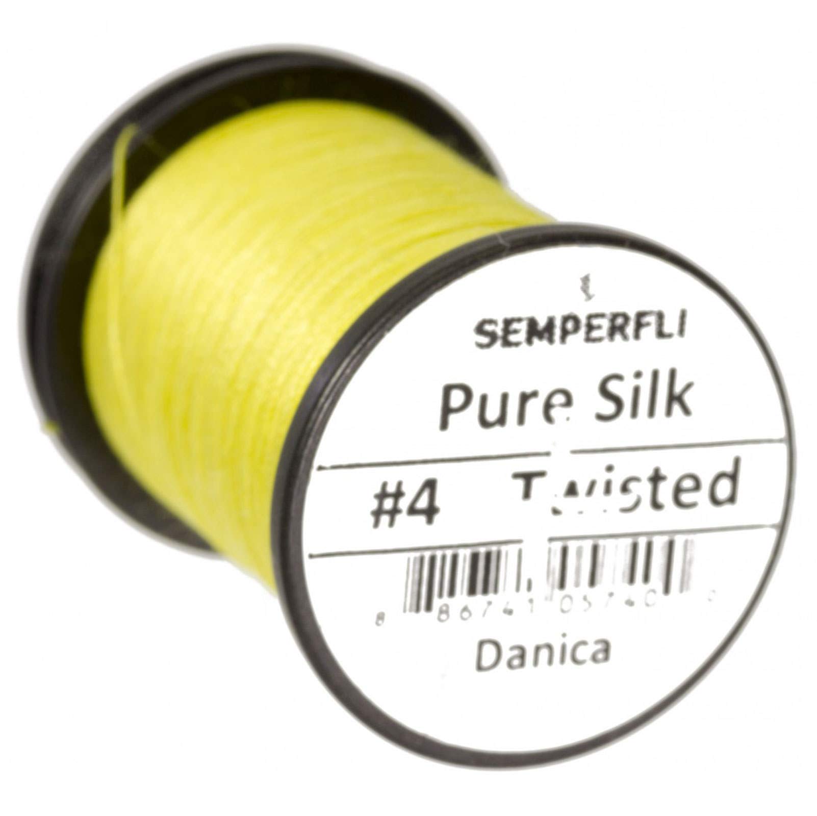 Premium Pure Silk Fly Tying Thread - Danica Primrose #4 for Fly Fishing & Fly Tying - Perfect for Trout, Salmon & Bass Flies - Durable & Smooth for Professional Fly Tying