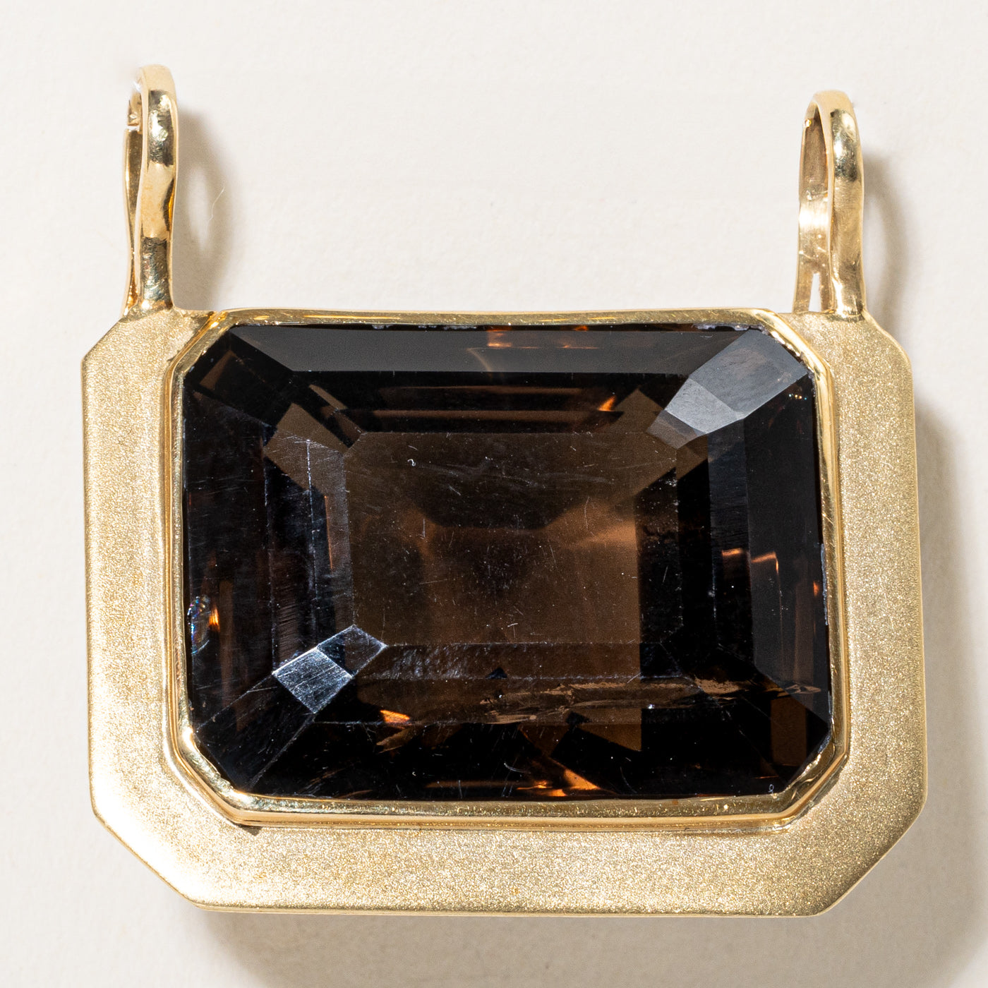 90.00ct Large Smoky Quartz Pendant Necklace - Natural Gemstone Jewelry for Women - Perfect for Gifts, Meditation & Spiritual Healing