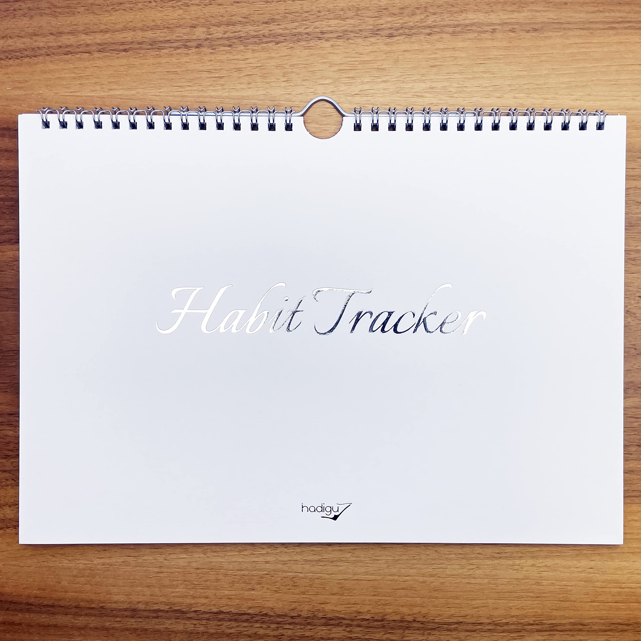 Best Habit Tracker Journal & Planner - Spiral Bound Motivational Calendar with Hanger - Daily Goal Tracking for Productivity, Fitness & Mental Health - Perfect for Students, Professionals & Self-Improvement