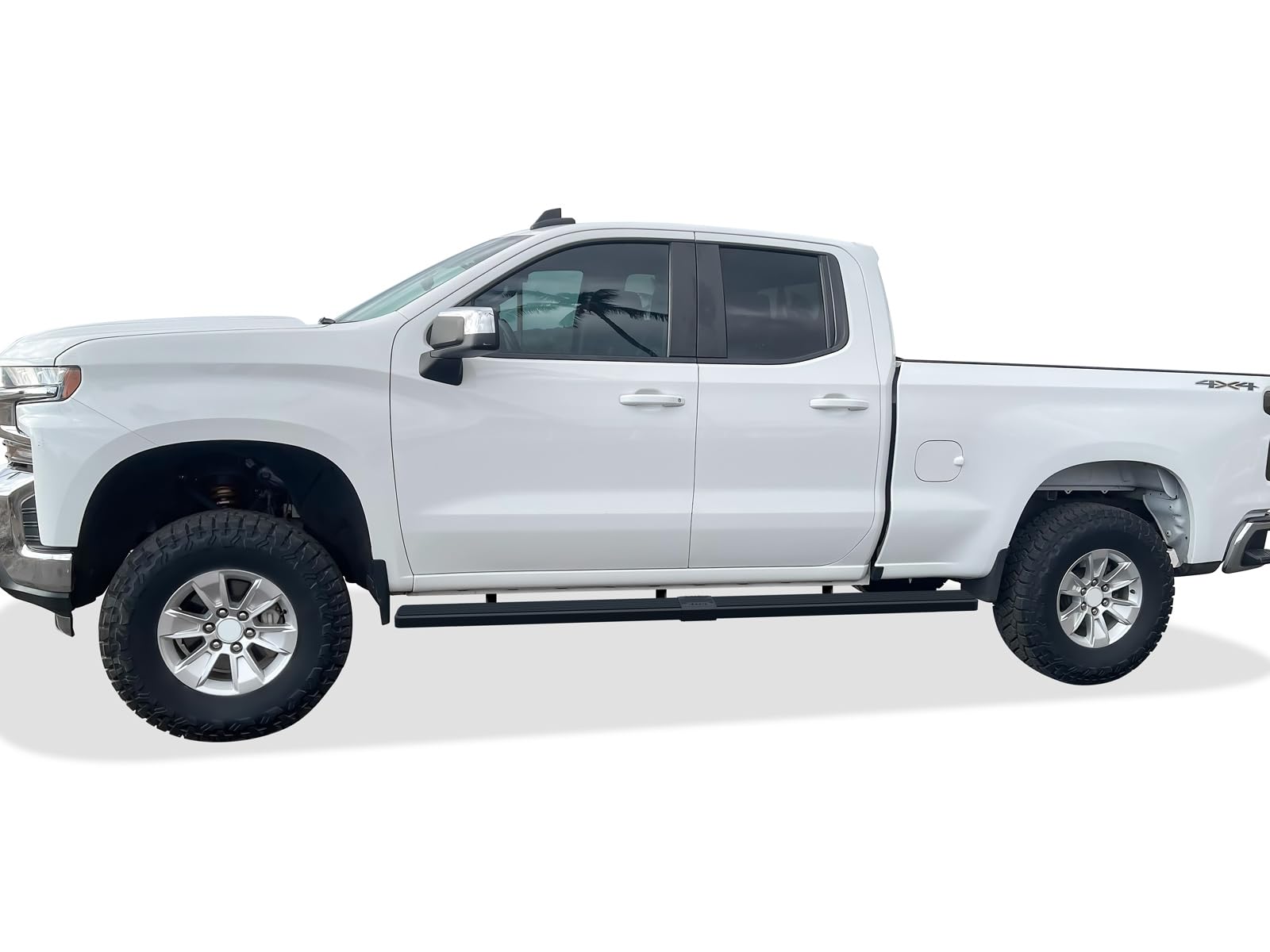 APS Side Steps for Chevy Silverado & GMC Sierra 1500 2019-2025 Extended Cab 6.5ft Bed | 2500/3500 2020-2025 | Excludes 1500 LD Models | 5