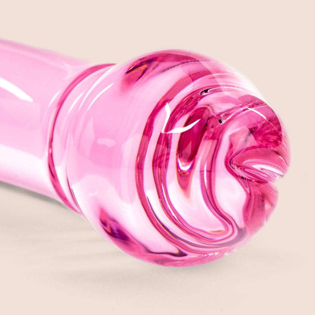 Icicles No. 57 Glass Dildo - Premium Handmade Glass Adult Toy for Women & Couples - Perfect for Sensual Play, Temperature Play & G-Spot Stimulation