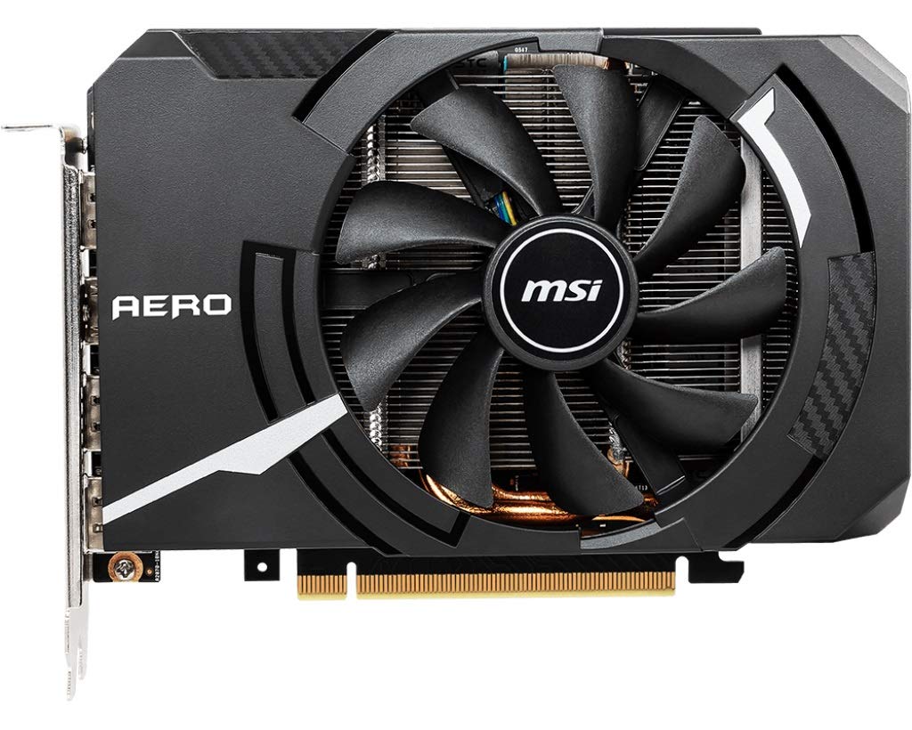 MSI GeForce RTX 2060 Aero ITX OC 6GB GDDR6 Graphics Card | 192-bit, 7680x4320, PCIe 3.0 | Renewed | Perfect for Gaming, VR & 4K Video Editing
