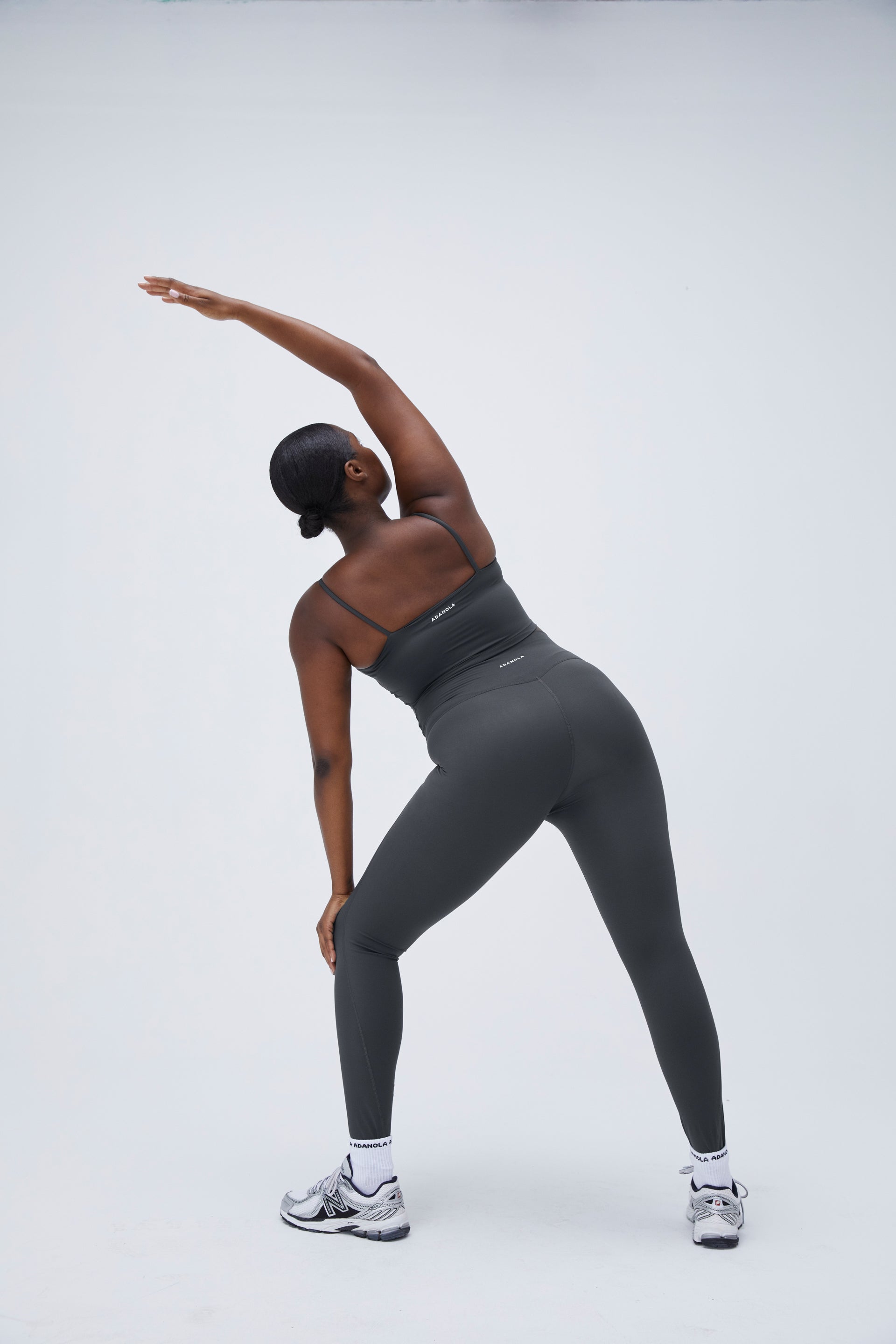 Ultimate Pocket Leggings for Women - High Waisted Yoga Pants with Side Pockets - Graphite Grey - Perfect for Workouts, Running, Travel & Everyday Wear