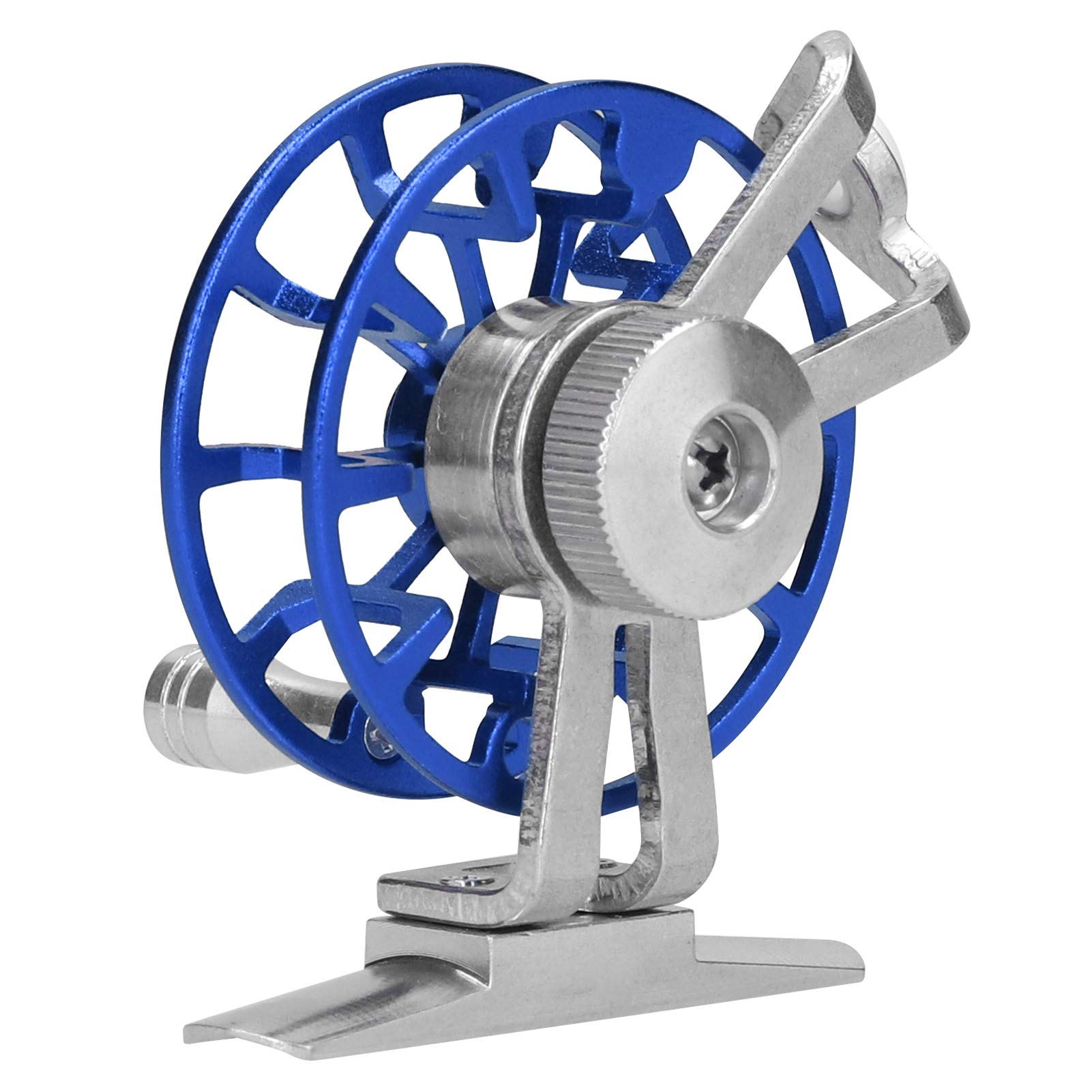 Right Handed Fishing Raft Wheel - Portable Ice Fishing Reel with Lightweight Design for Winter Angling | Perfect for Ice Fishing, Kayak Fishing & Outdoor Adventures