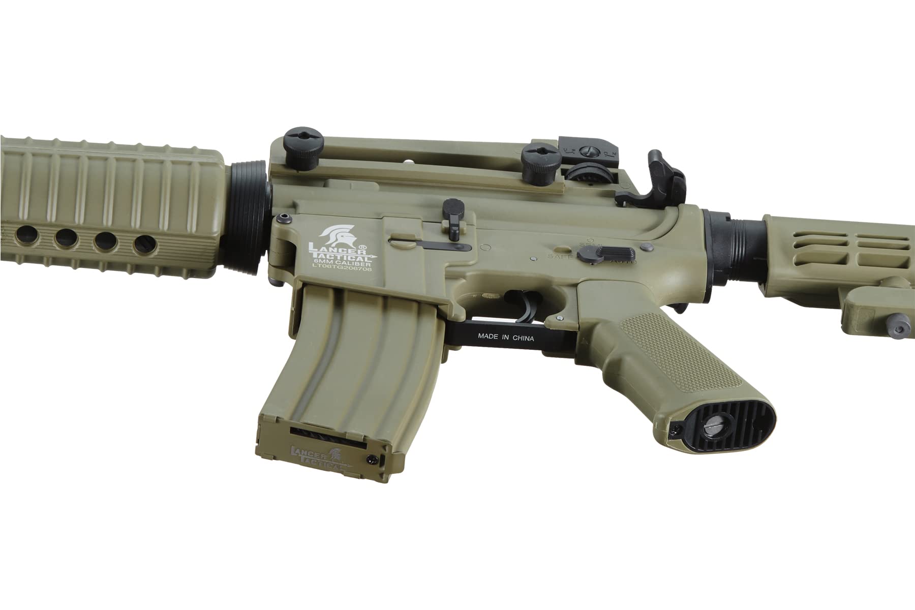 Lancer Tactical LT-06 Gen 2 Carbine AEG Airsoft Rifle - High Performance Electric Airsoft Gun for Outdoor Skirmishes & Tactical Training