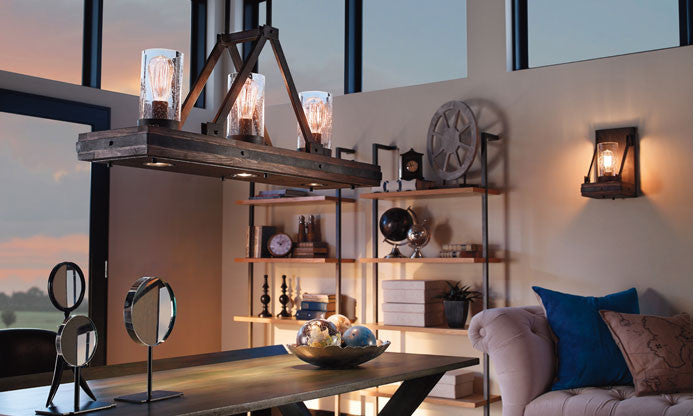 Colerne Linear Chandelier - Modern LED Pendant Lighting Fixture for Dining Room, Kitchen Island & Living Room Decor