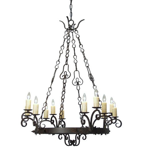12-Light Crystal Chandelier for Dining Room - Modern Ceiling Light Fixture with LED Bulbs - Perfect for Home Decor, Living Room & Bedroom Lighting