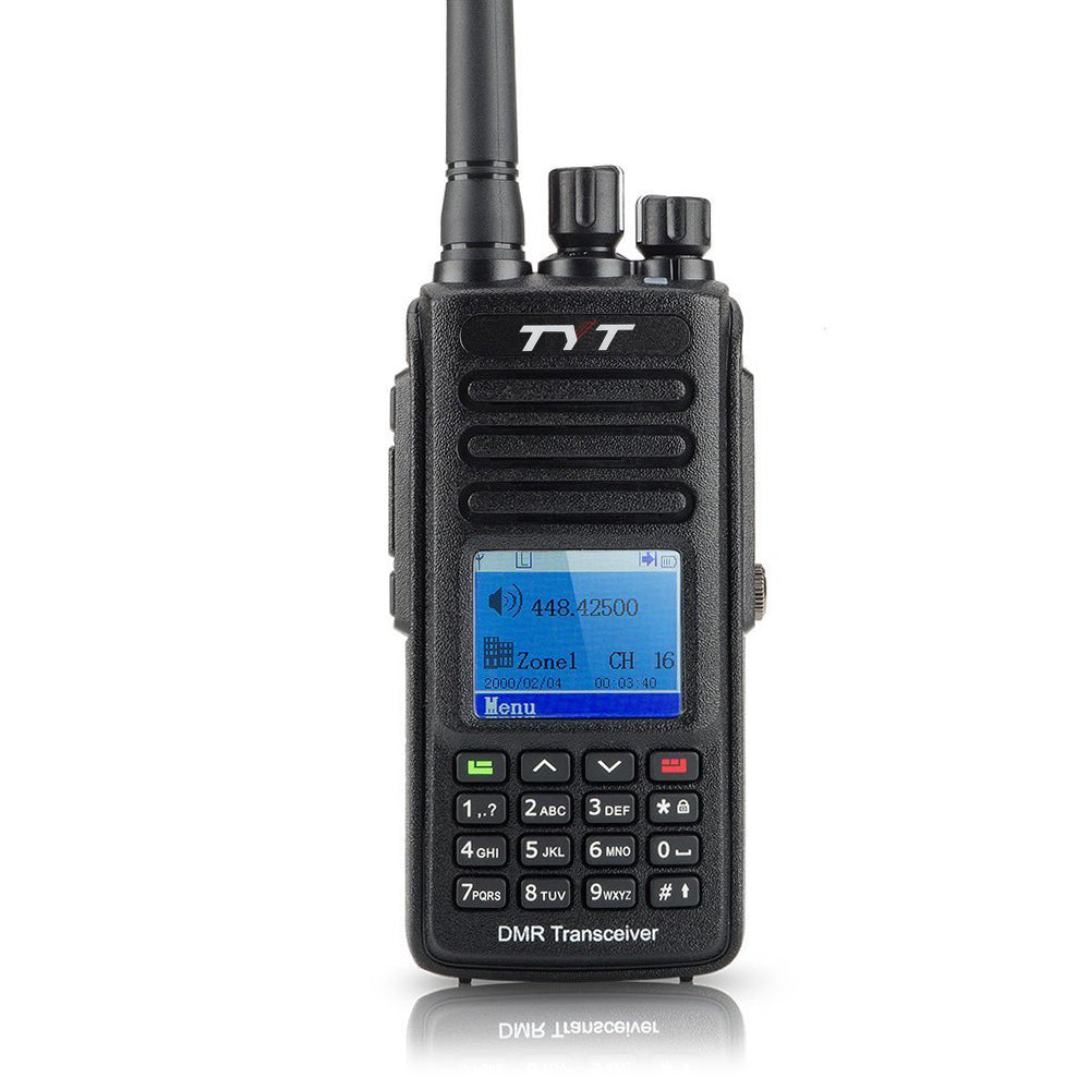 TYT MD 390 UHF DMR Digital Two-Way Radio - Waterproof, Long Range Communication for Outdoor Adventures, Construction Sites & Emergency Preparedness