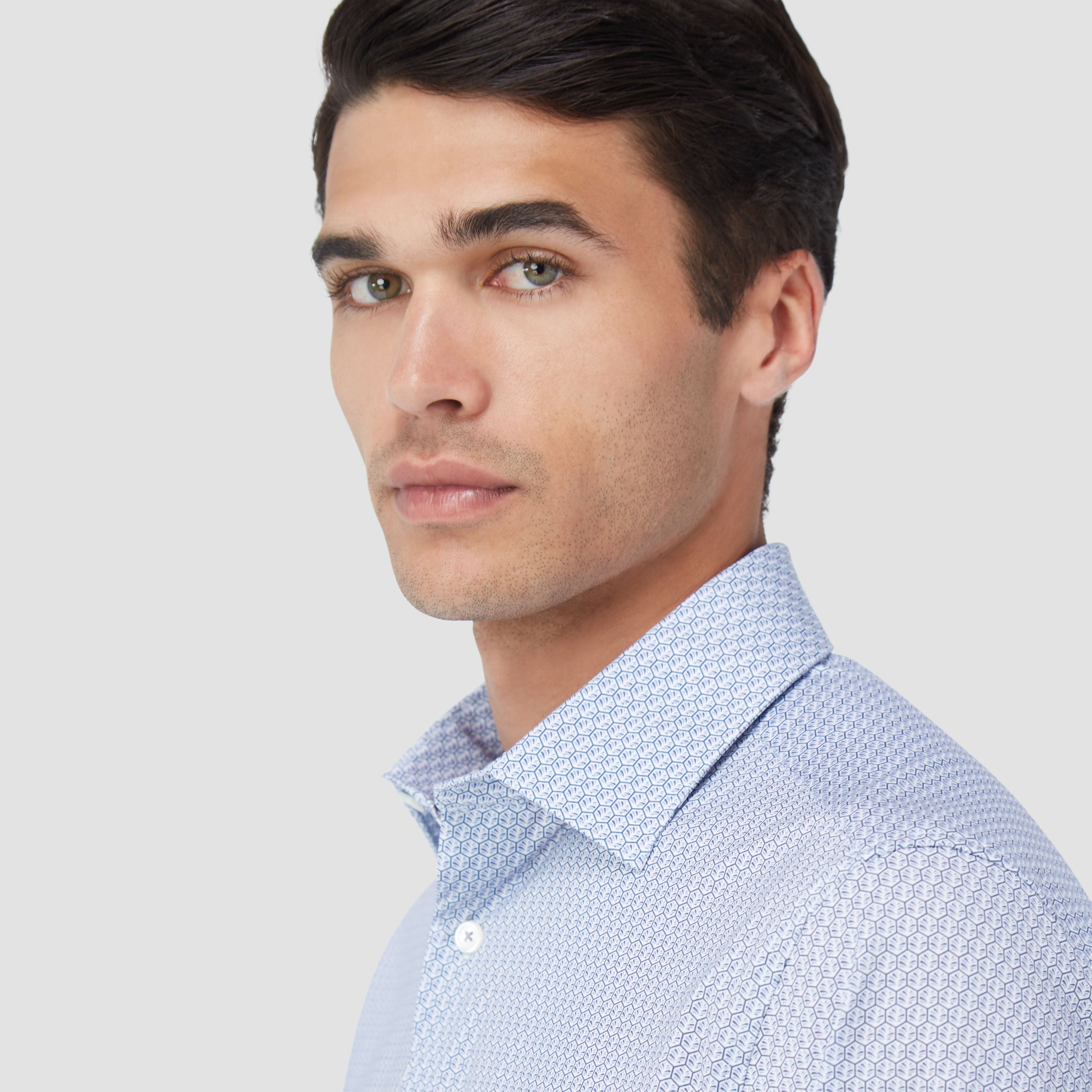 James Beehive OoohCotton Shirt - Soft & Breathable Cotton Button Down for Men - Perfect for Casual Wear, Office & Outdoor Activities