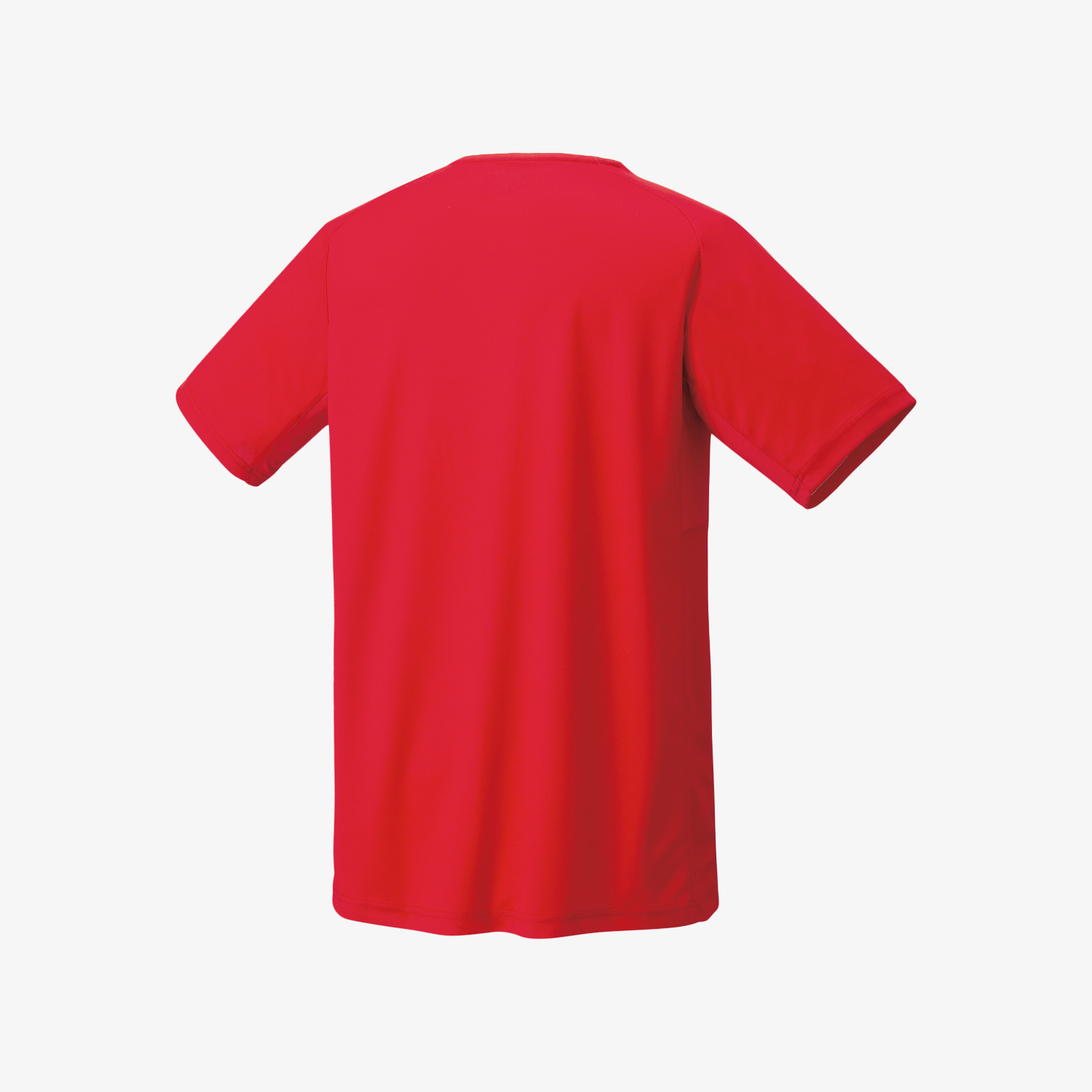 Yonex Men's Crew Neck Performance Tennis Shirt 10602 - Moisture Wicking, UV Protection, Breathable Fabric (Sunset Red) - Perfect for Tennis, Badminton & Casual Wear